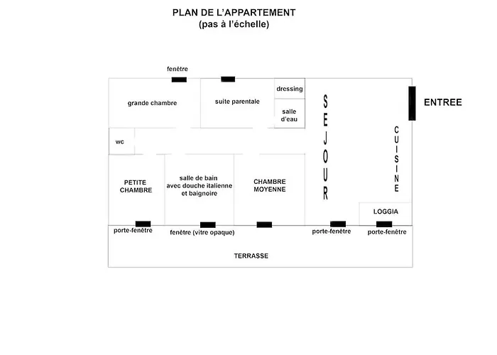 Apartmán Grand-appartement-centre-bastia